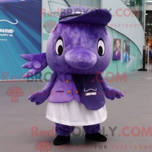 Lilla pukkelhval maskot...