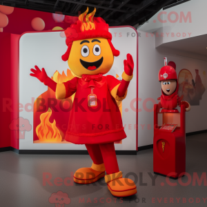 Red Fire Eater maskot...