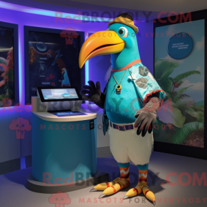 Personnage mascotte Cyan...
