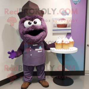 Purple Cupcake mascotte...