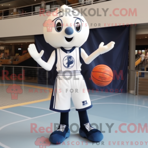 Navy Basketball Ball Maskot...