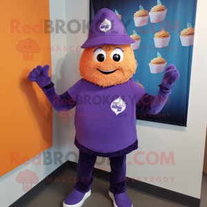 Purple Cupcake mascotte...