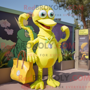 Lemon Yellow Hydra mascot...