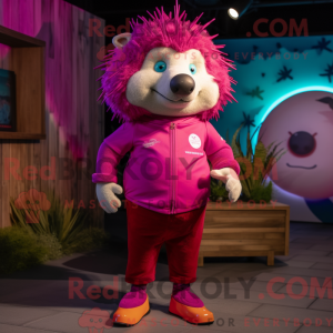 Disfraz de mascota Magenta...