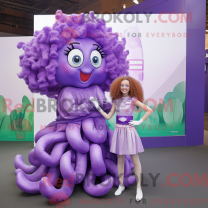 Lavender Medusa Maskottchen...