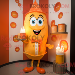 Orange Scented Candle...