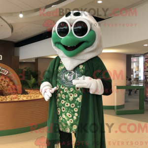 Forest Green Pizza mascot...