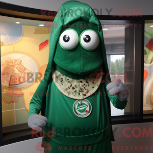 Forest Green Pizza mascot...