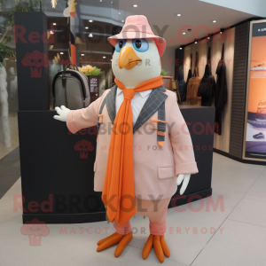 Peach Dove mascotte kostuum...