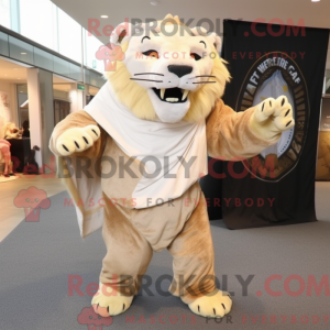 Beige Saber-Toothed Tiger...