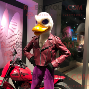 Costume de mascotte Magenta...