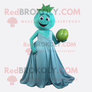 Cyan Beet maskot kostume...