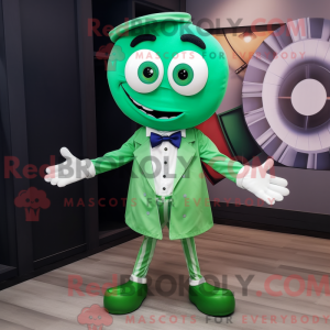 Green Plate Spinner maskot...
