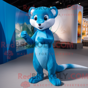 Maskotka Blue Weasel...