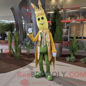 Gold Asparges maskot...