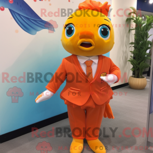 Goldfisch-Maskottchen-Kostü...