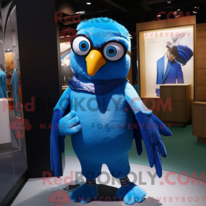 Blue Eagle maskotdraktfigur...