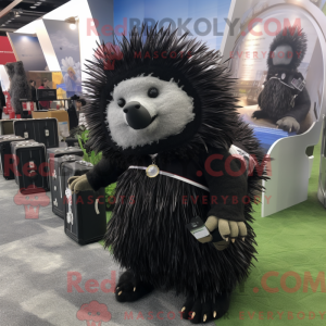 Black Porcupine mascot...