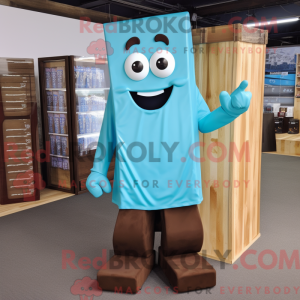 Cyan Chocolate Bar máscara...