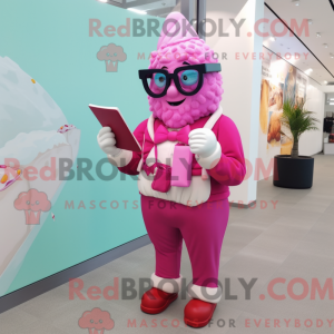 Disfraz de mascota Magenta...