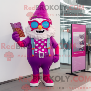 Disfraz de mascota Magenta...