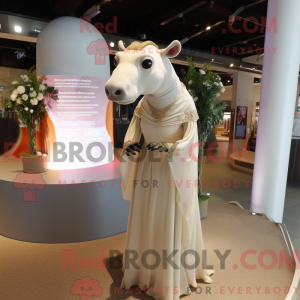 Tan Tapir mascotte kostuum...