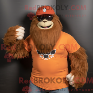 Rust Sasquatch mascot...