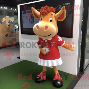 Máscara de vaca Red Jersey...