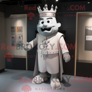 Máscara Grey King usada com...