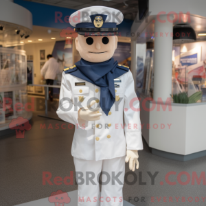 Navy Soldier maskot kostume...