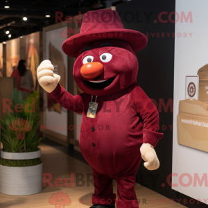 Maroon Pepper mascot...