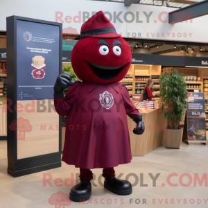 Maroon Pepper maskot...