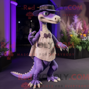 Lavendel Deinonychus maskot...