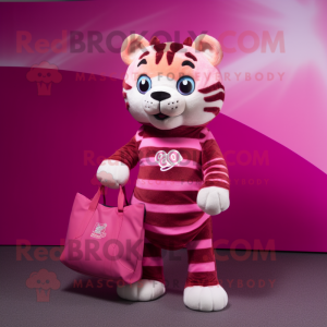 Magenta Tiger mascotte...