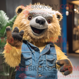 Personaggio mascotte orso...