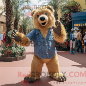 Personaggio mascotte orso...