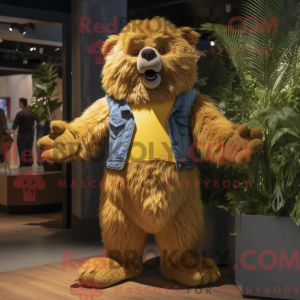 Disfraz de mascota del oso...