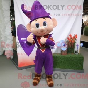 Purple Arrow Of Love mascot...