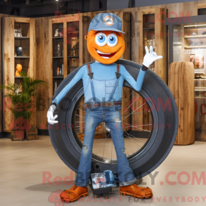 Rust Unicyclist-maskot...