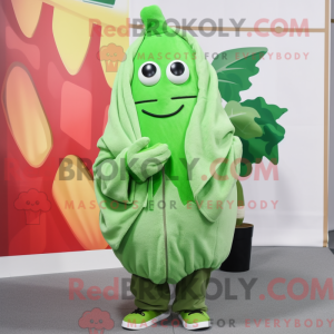 Grønn melon maskot kostyme...