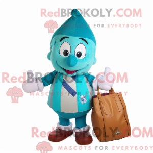 Turquoise Magician mascot...