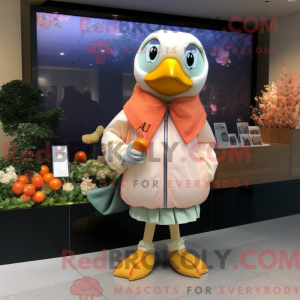 Postava maskota Peach Quail...