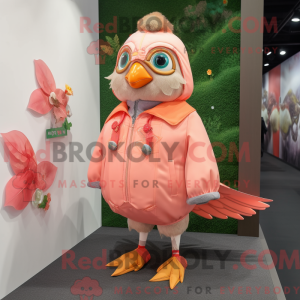 Postava maskota Peach Quail...