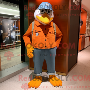 Máscara Orange Penguin com...