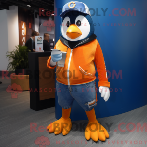Máscara Orange Penguin com...