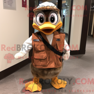 Brown Gosling mascot...