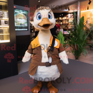 Brown Gosling mascot...