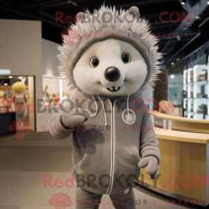 Silver Porcupine mascot...