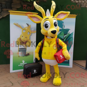 Costume mascotte de Gazelle...