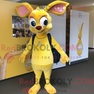 Yellow Gazelle mascot...